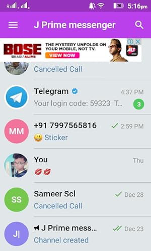 J Prime messenger