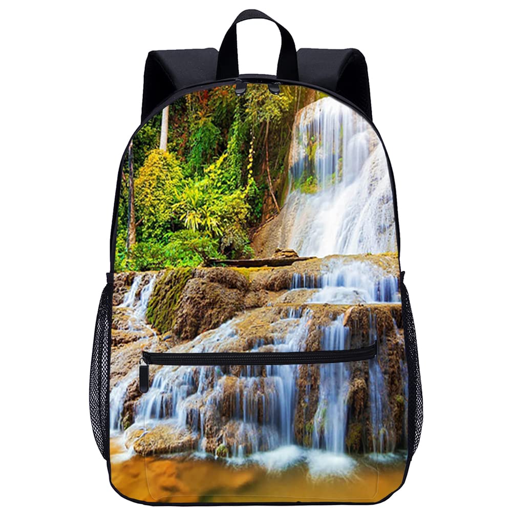 Mochila de moda con gran capacidad de 45cm e impresión 3D 8