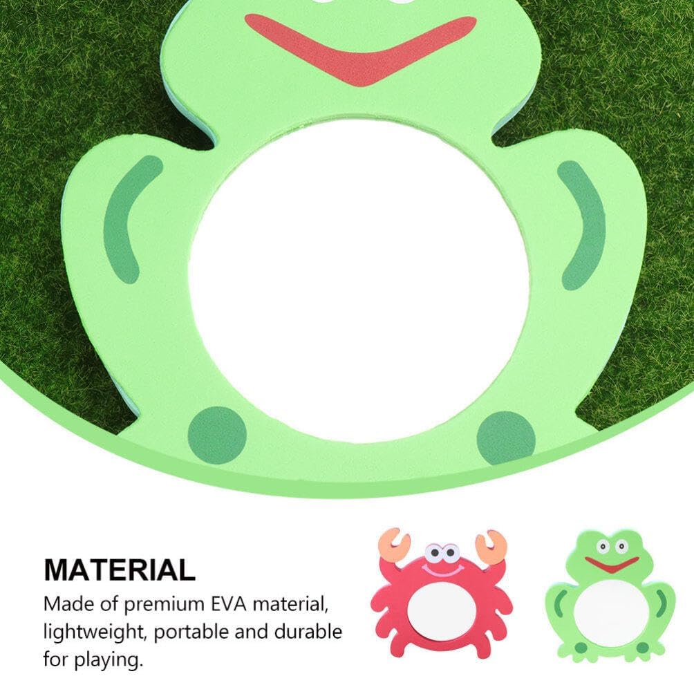 2pcs Mirror Bath Toy Set in Frog Shape Interactive Baby Bath Toys Kids Shower Toys Shower Bathtub Toy for Fun Time