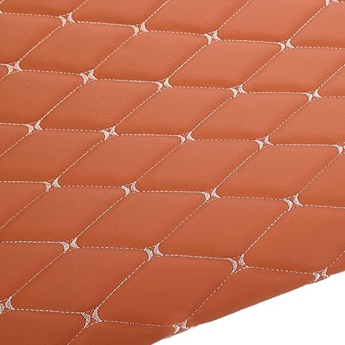 Miniatura 2 de Tela de espuma acolchada de vinilo de piel sintética de diamante con respaldo de espuma de 14 pulgadas de grosor para tapicería, cabeceras de