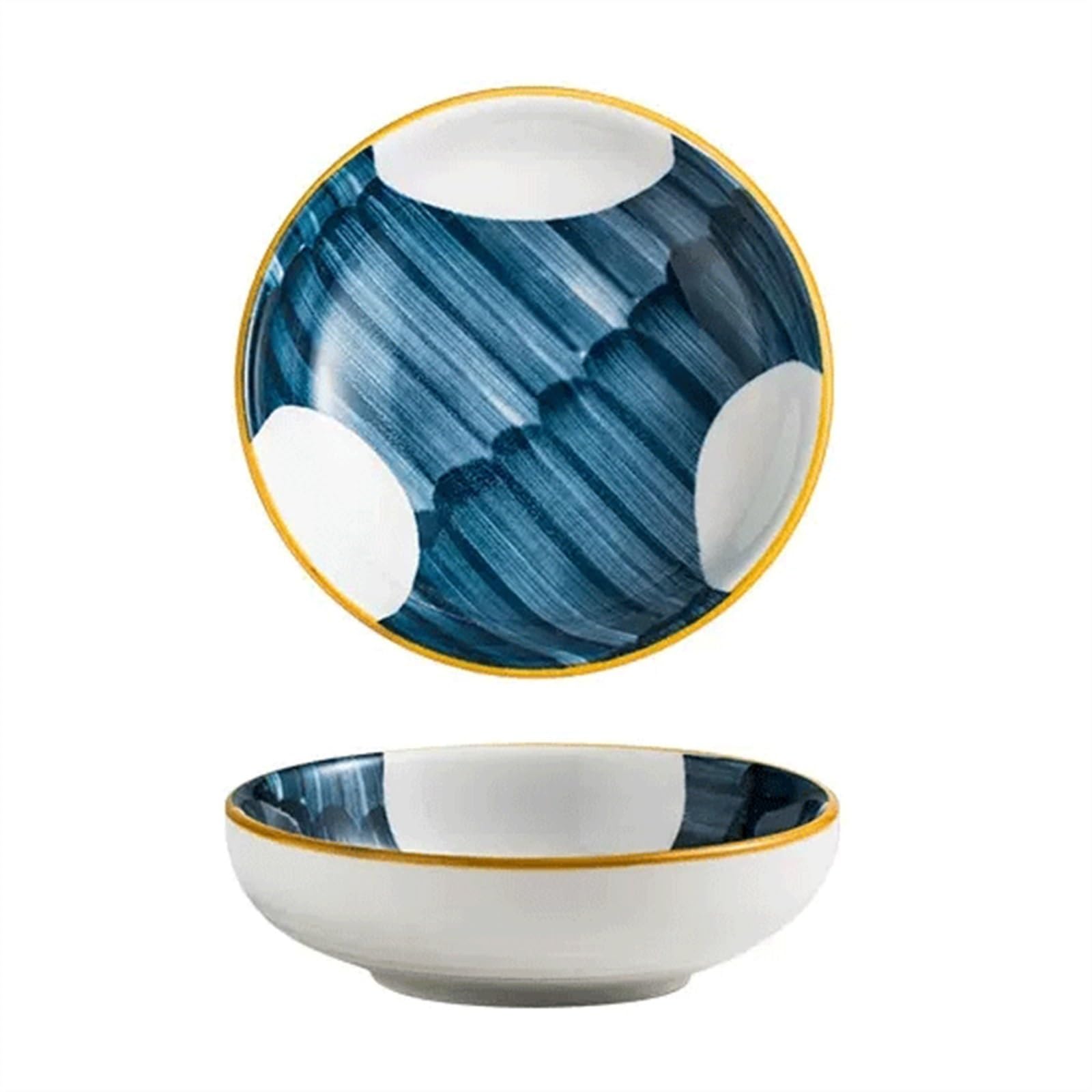 XYIANG Dipping Dish Dip Bowls Small Japanese-Style Ceramic Dipping Bowl Colorful Dessert Bowl Can Be Stacked Snack Bowl Ice Cream Seasoning Side Dish Dipping Dish Appetizer Plate Seasoning Dish