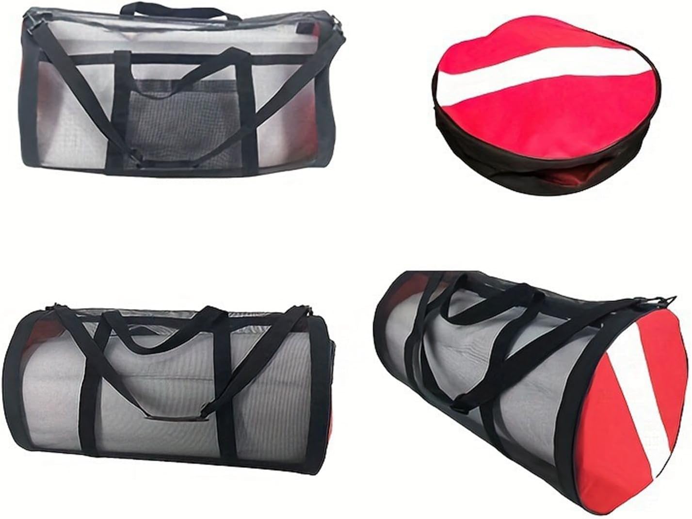 Scuba Diving Bag Scuba Gear Bags Freediving Beach Activities Swimming Diving Snorkeling Equipment Organizer Mesh Duffle Bag