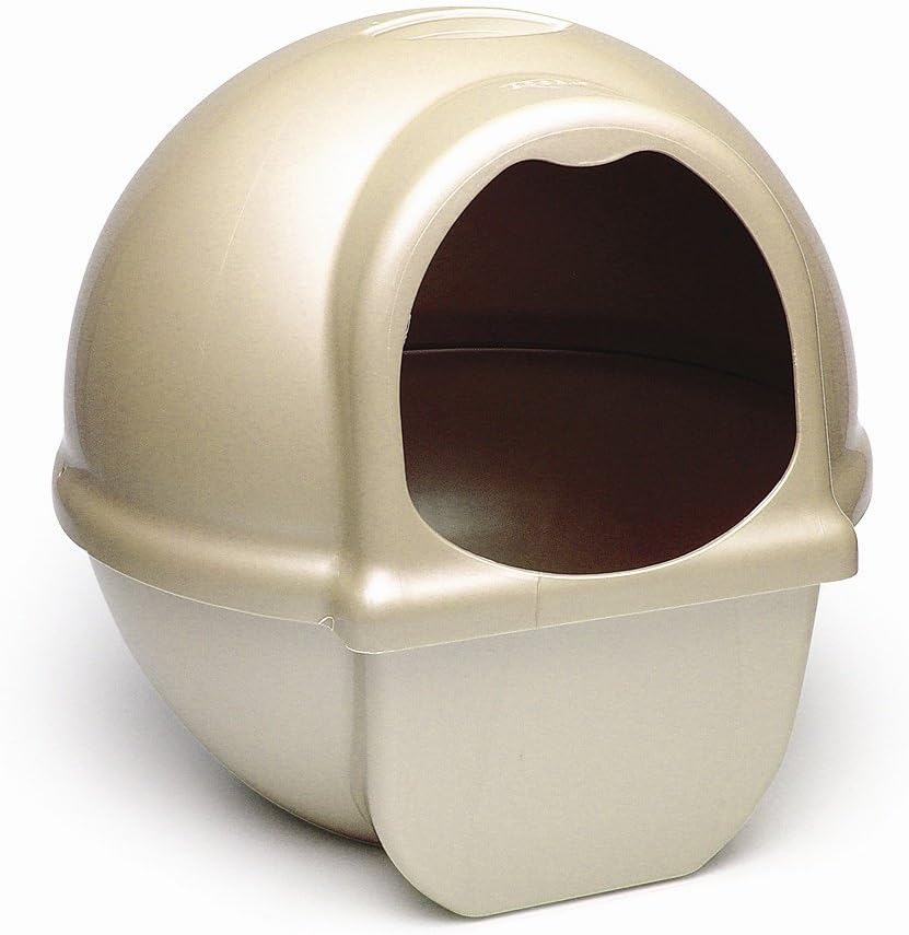 Booda Roundabout Litter Box, Titanium Cat Litter Boxes