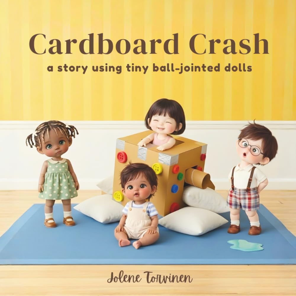 Cardboard Crash: a story using tiny ball-jointed dolls (Play Date)