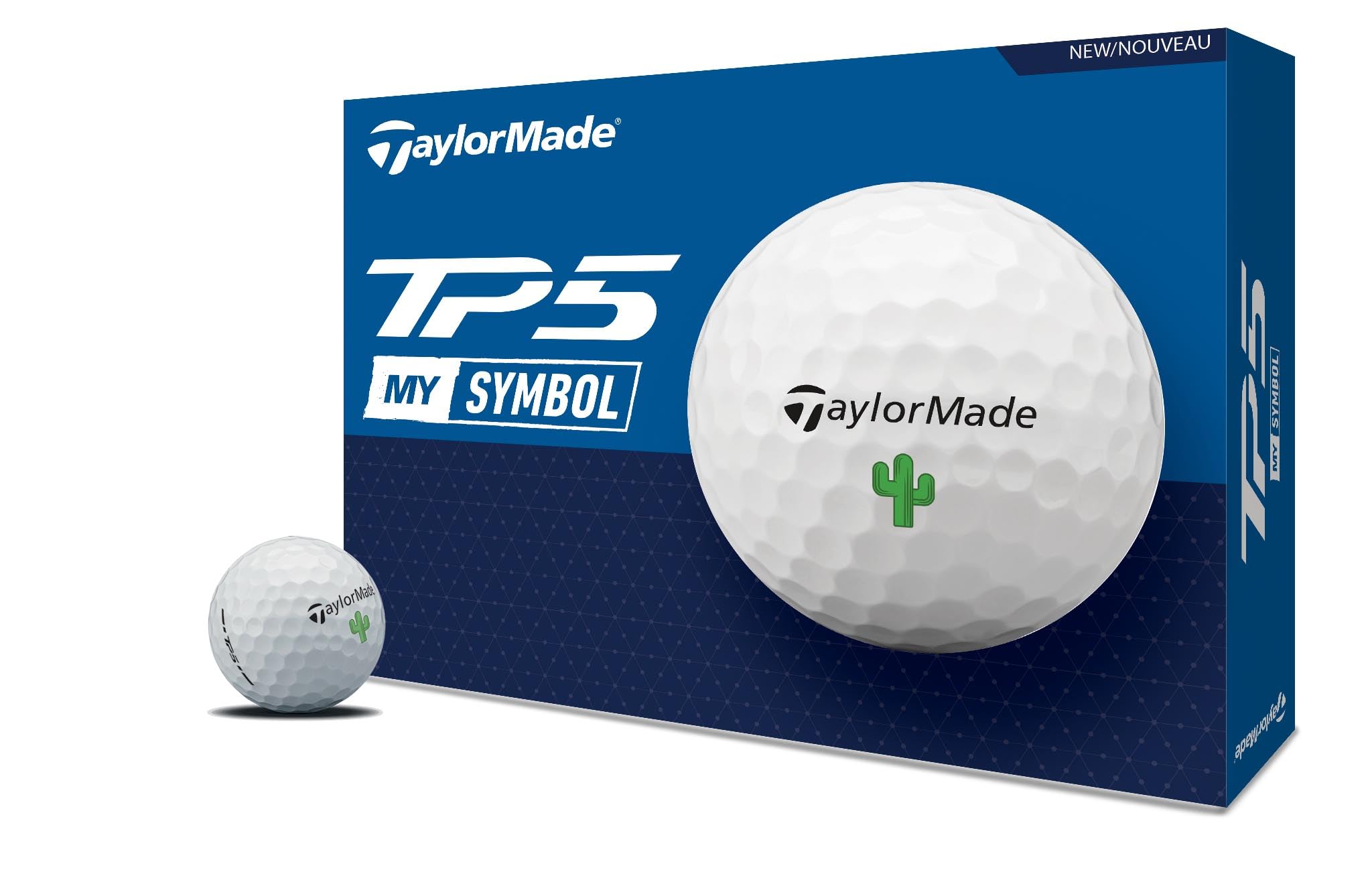 TaylorMade Golf 2024 Symbol TP5 Cactus GOLFBALLS ONE Dozen — image 1