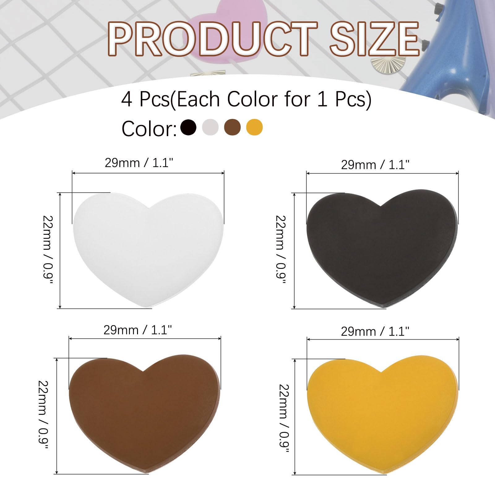 Racchetta da tennis antivibrazioni, ammortizzatore in morbido silicone per racchetta da tennis, a forma di cuore