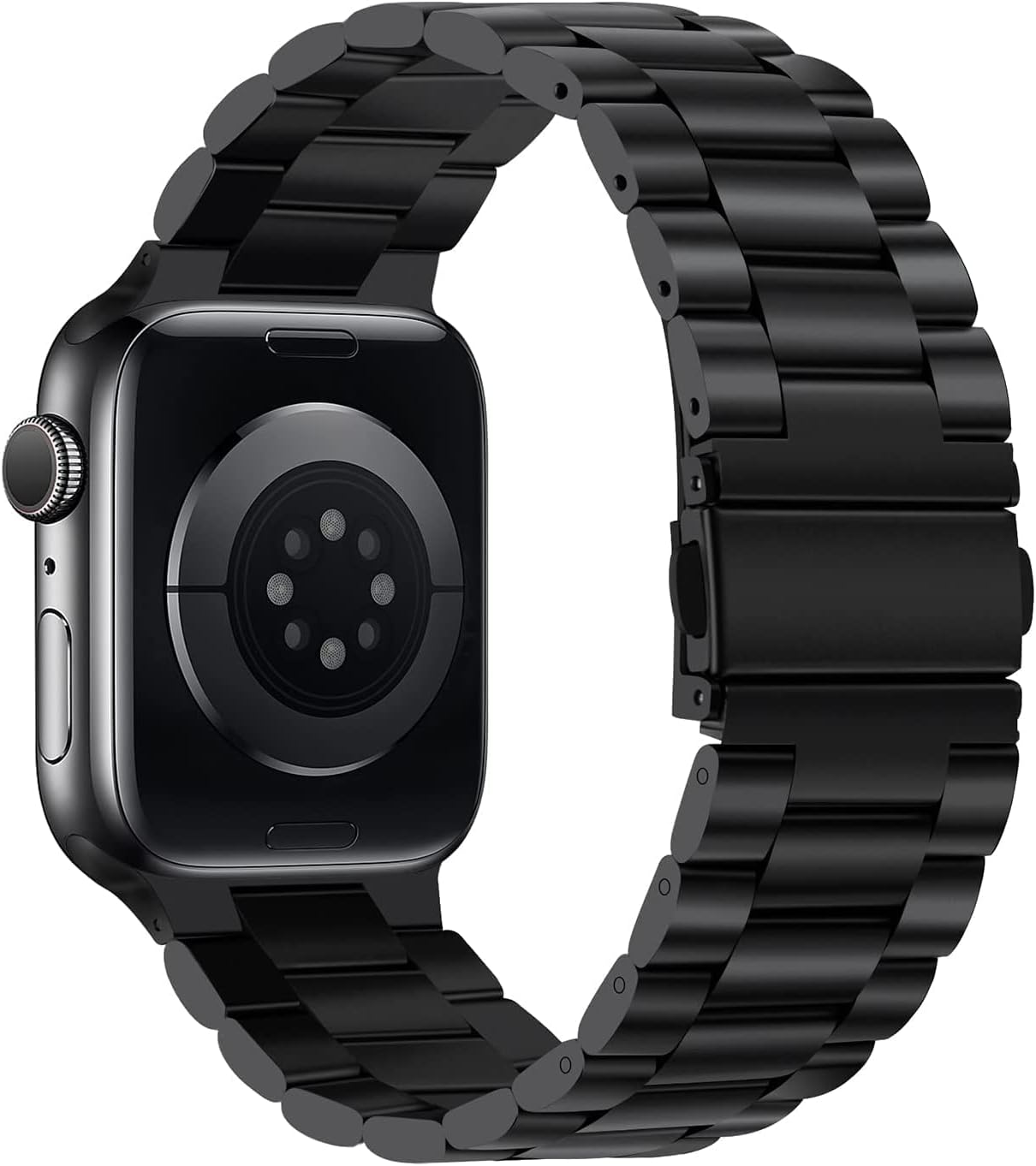 AINE Leather Bands/Straps Replacement for Apple Watch Straps Series Ultra|8|7|6|5|4|3|2|1 (49|45|44|42|41|40|38mm) - Coffee Brown/Black (Grey, 41|40|38 mm)