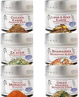 Middle Eastern Seasonings Gourmet Gift Set - Tastes of The Middle East -...