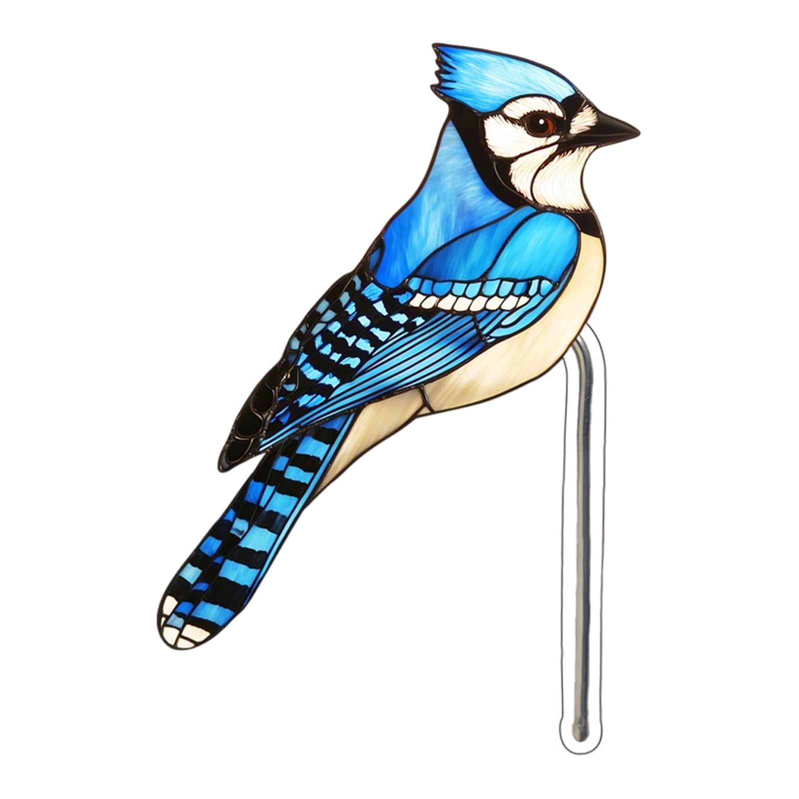 APGLSXY Potted Plant Insert Bird Planter Craft Decoration Stained Glass Garden Decoration Home Dress Up Colorful Garden Ornament