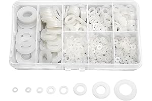 QTEATAK 510 Pcs Nylon Washers Assortment Kit