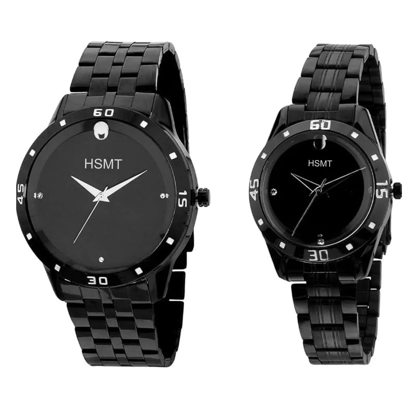 hsmt Analogue HT- #18# Unisex Couple Combo Watch for Men & Women (Black Dial & Colored Strap) (B0CNLBV898) Amazon Price History, Amazon Price Tracker