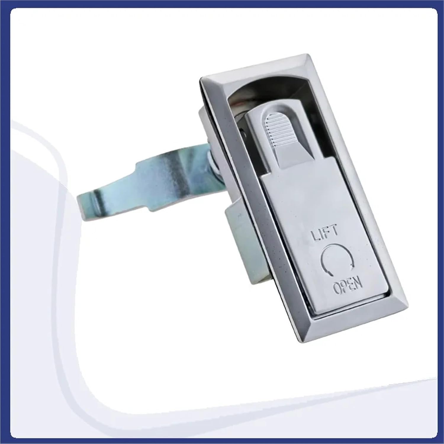 Zinc Alloy Rotary Flat Lock Cabinets 1Pcs(Matte)