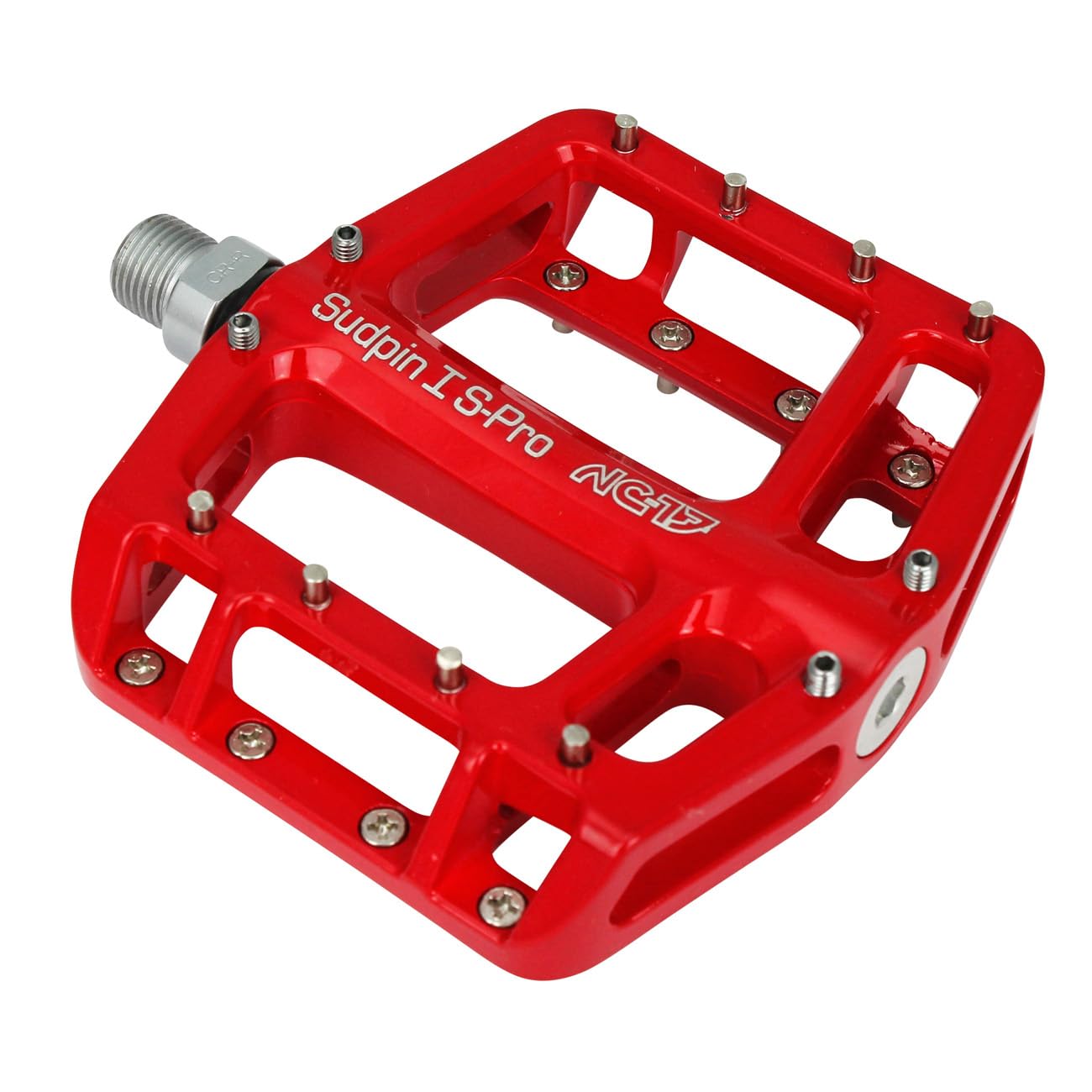 NC-17 Sudpin I S-Pro Pedal for BMX/Downhill/Mountain Bike red red