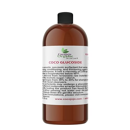 Dr Joe Lab Coco Glucósido Natural Surfactante – Surfactantes para hacer jabón, glucósido de coco, gel de ducha de bricolaje, cuidado de la piel,