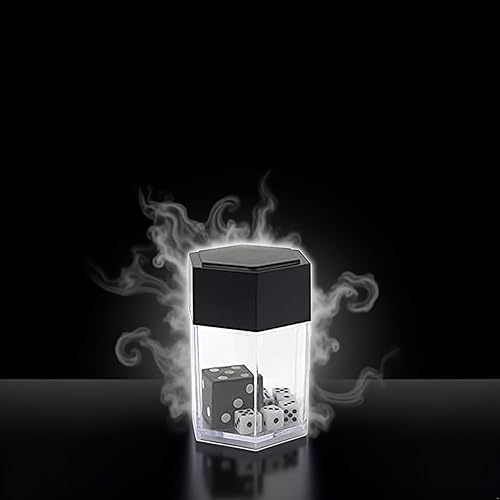 Miniatura 3 de 1 pieza de dados negros bomba trucos de magia explotan explosión dados accesorios mágicos para magos primer plano ilusiones callejeras trucos