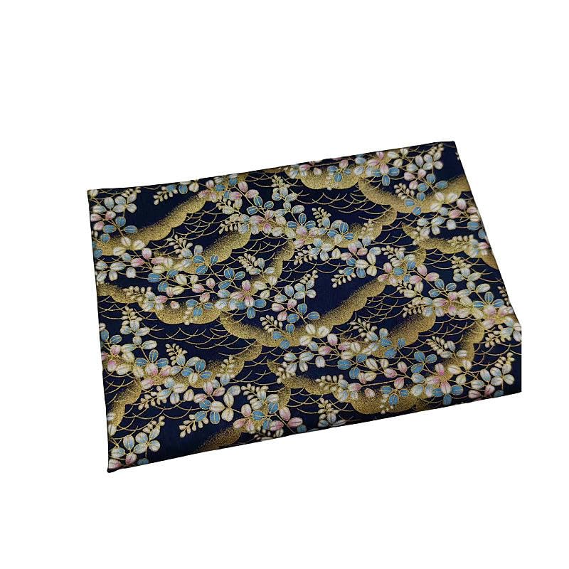 THAYLA 70 * 70 cm 5/10 szt. czerwony niebieski kwiat wielokrotnego użytku Furoshiki ściereczka do pakowania małych japońskich do pakowania prezentów tkanina kwadratowy szalik Bento do pakowania