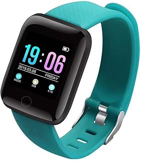 iFCOW Pulseira inteligente com dispositivo de monitoramento de atividades físicas, frequência cardíaca, monitoramento do sono