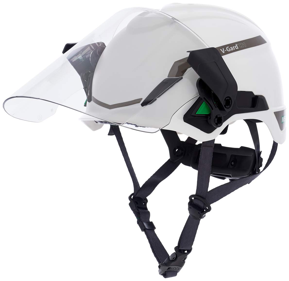 MSA V-Gard H1 Schutzhelm - Bauhelm mit Drehrad und Schaumstoff-Innenausstattung