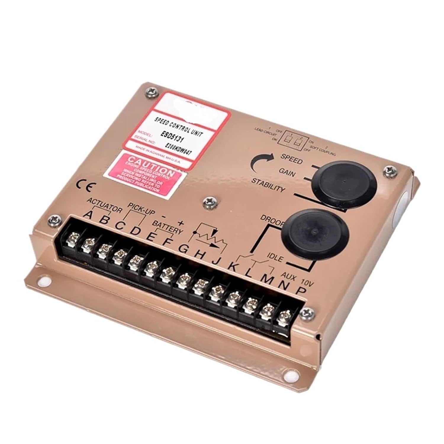 EPJGZKCB 1pcs ESD5131 Governor Control Unit Module Diesel Generator Engine Speed Controller Board ESD5131(ESD5131 Copy)