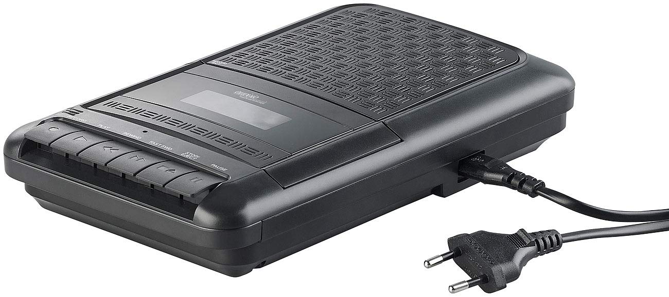 Lecteur Cassette Portable avec Fonction enregistreur Vocal [Auvisio]