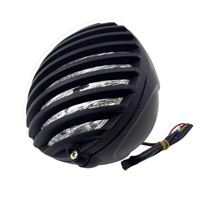 Buy WOVELOT 5 Inch Motorcycle Headlight Grill Prison Chopper Bobber