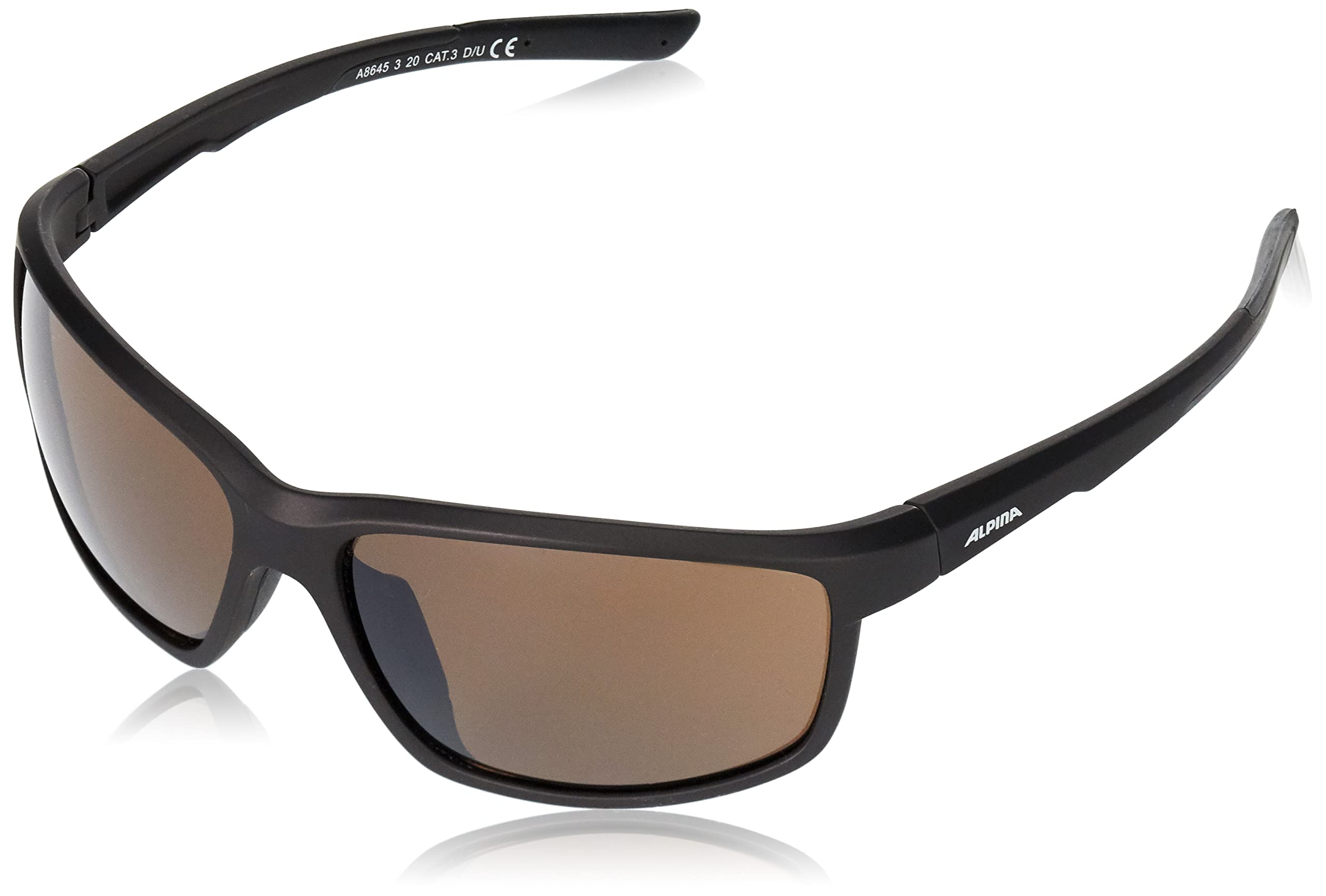 ALPINA DEFEY - Verspiegelte und Bruchsichere Sport- & Fahrradbrille Mit 100% UV-Schutz Für Erwachsene, tin matt-black, One Size & Uvex Unisex – Erwachsene, sportstyle 204 Sportbrille