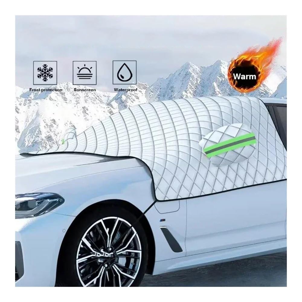 Copriparabrezza Auto Universale 190x126 Cm - Impermeabile, Antighiaccio, UV, Per Auto E SUV - Foto 8