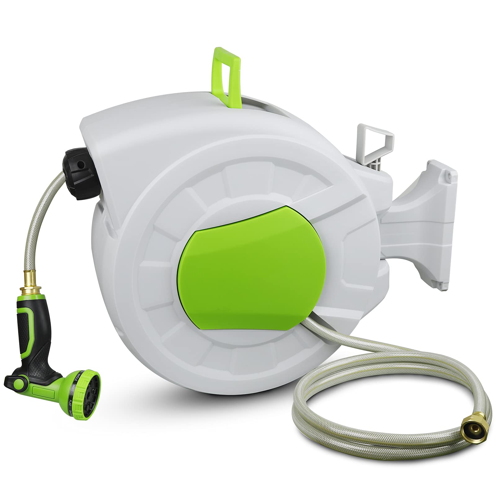 Buy WSRYFDC Retractable Garden Hose Reel, 1/2 Inch x 100 ft Water Hose
