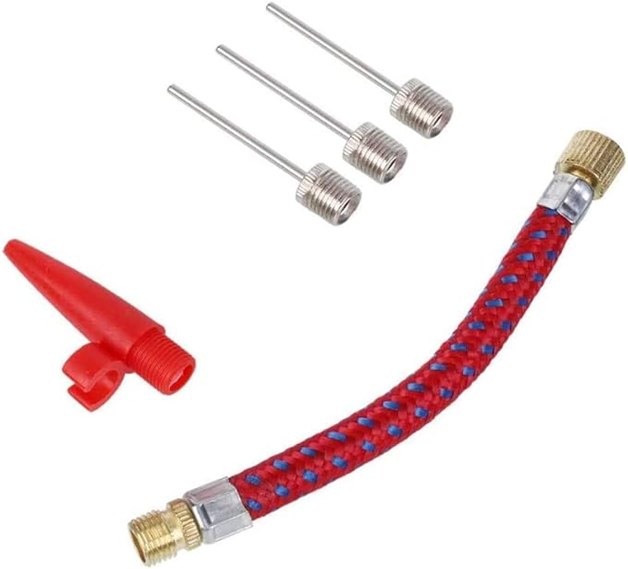 32 Pezzi Adattatore Valvola Bici Pompa Bicicletta Con Tubo Di - Foto 6