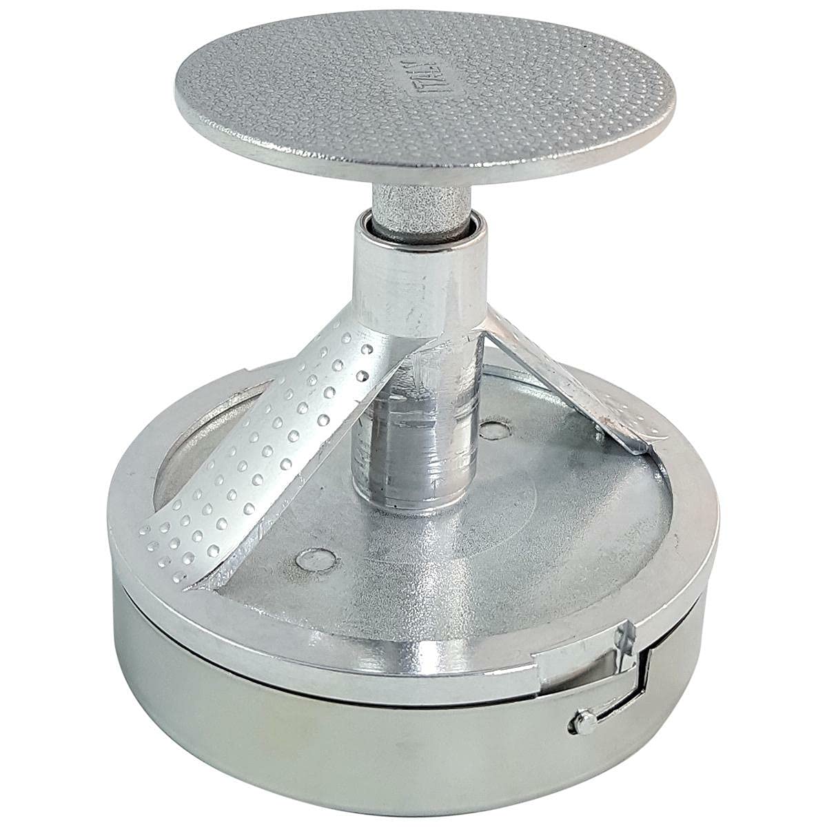 Calder 2142 Hamburgher Mould, 10 cm Diameter-10 cm Height, Silver