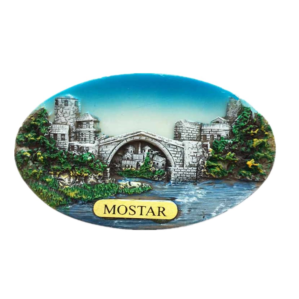 3D Bosnia and Herzegovina souvenir fridge magnet,Home & kitchen decoration,Bosnia and Herzegovina refrigerator magnet polyresin craft