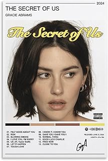 DSF TUBAA Gracie Abrams The Secret of Us Canvas Poster Wall Decorative Art Painting Living Room Bedroom Decoration Gift Unframe-style12x18inch(30x45cm)