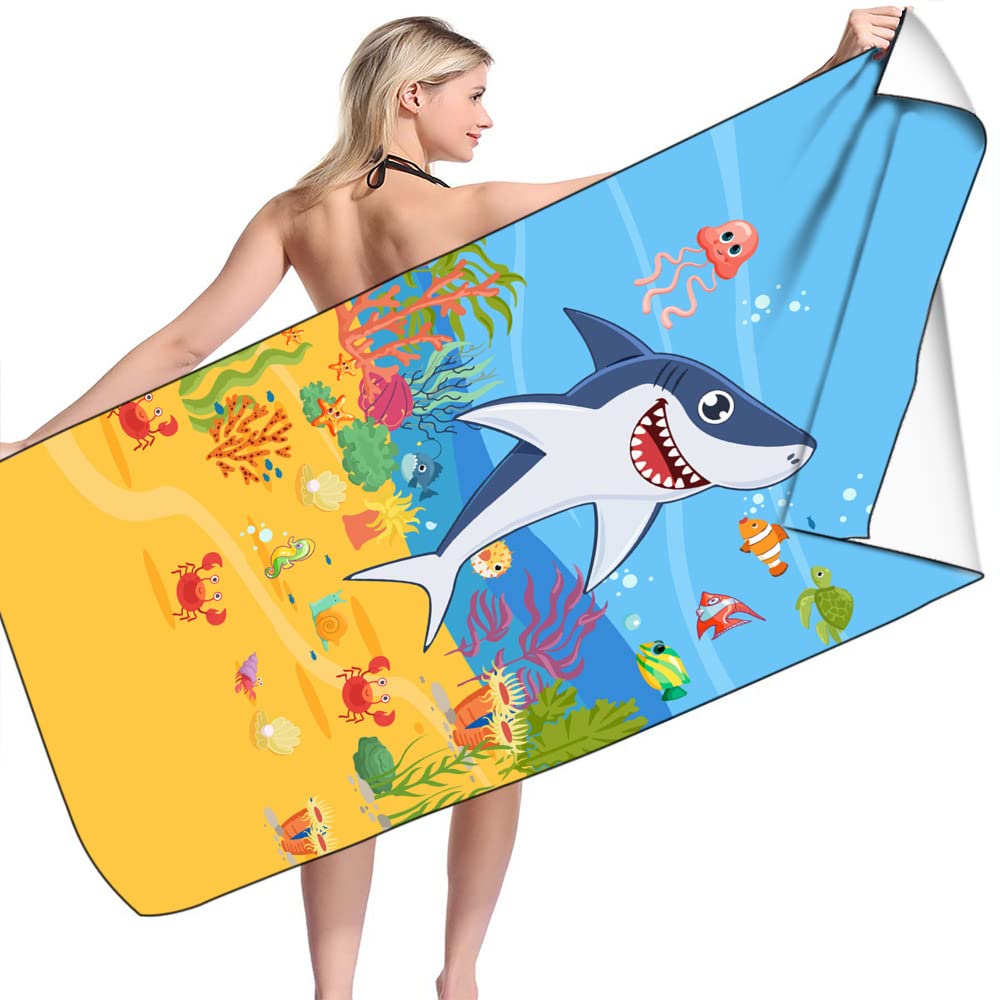 Confezione Da 2 Teli Mare In Microfibra Anti-sabbia E Asciugatura Rapida – Grandi, Leggeri E Stampati Fronte/retro – Per Spiaggia, Piscina, Viaggi - 4