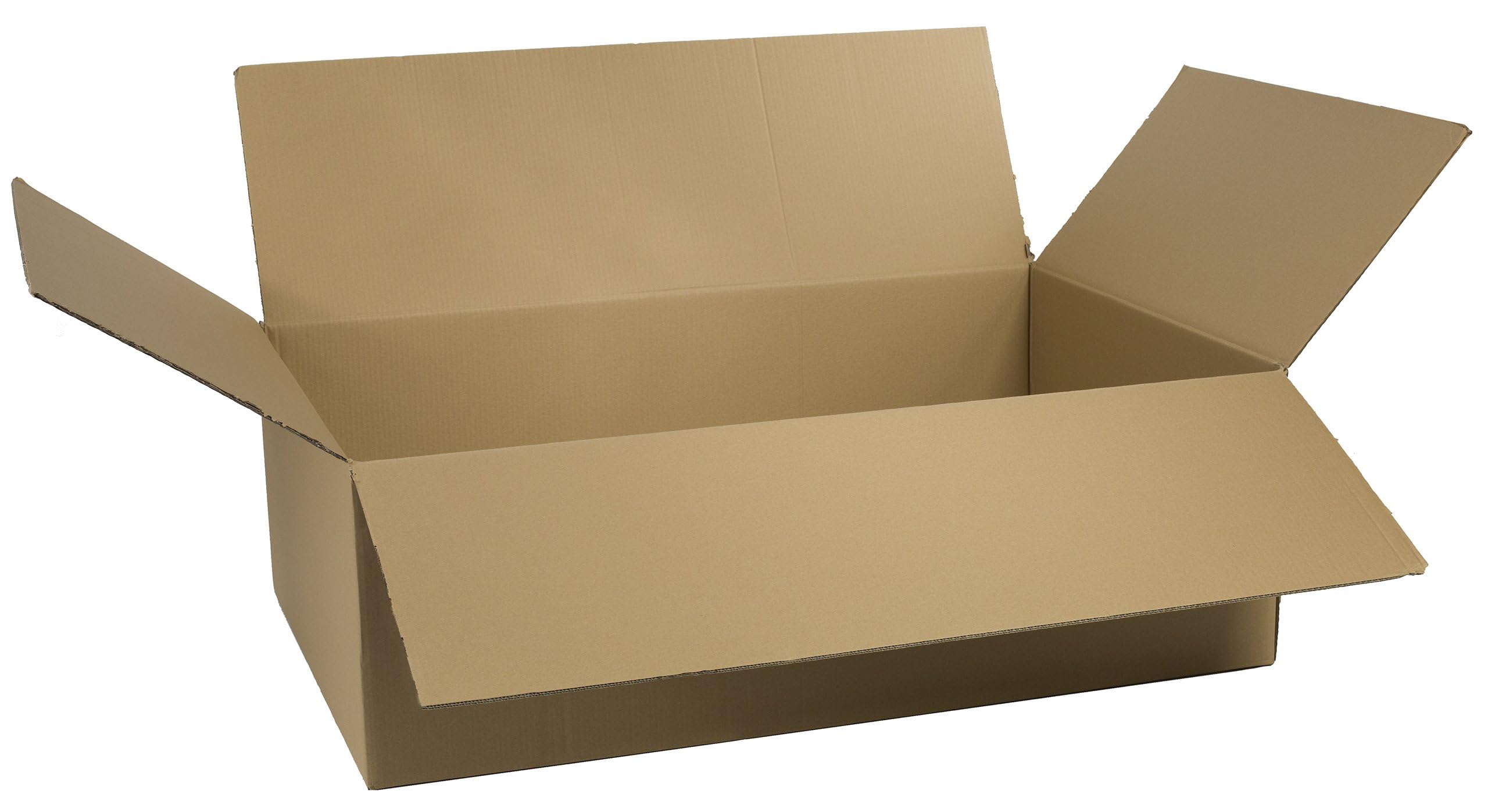 50 Stück Faltkarton 600x300x150 mm Innenmaß Versandkarton E-commerce Karton 1-Wellig 400G Braun Kartonage Verpackung Postkarton Versandschachtel Paket Päckchen