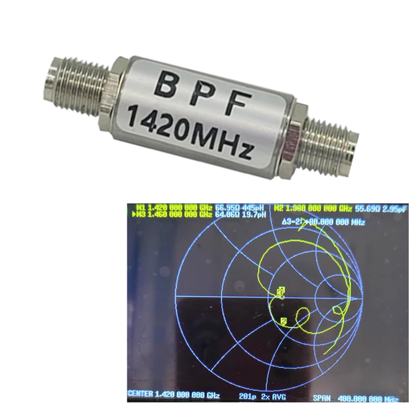 Aggiornamenti Filtro Passa-Banda 1420 MHz per Radio Astronomia 80 MHz Installazione Semplice per Radio-Astronomia 1420 MHz