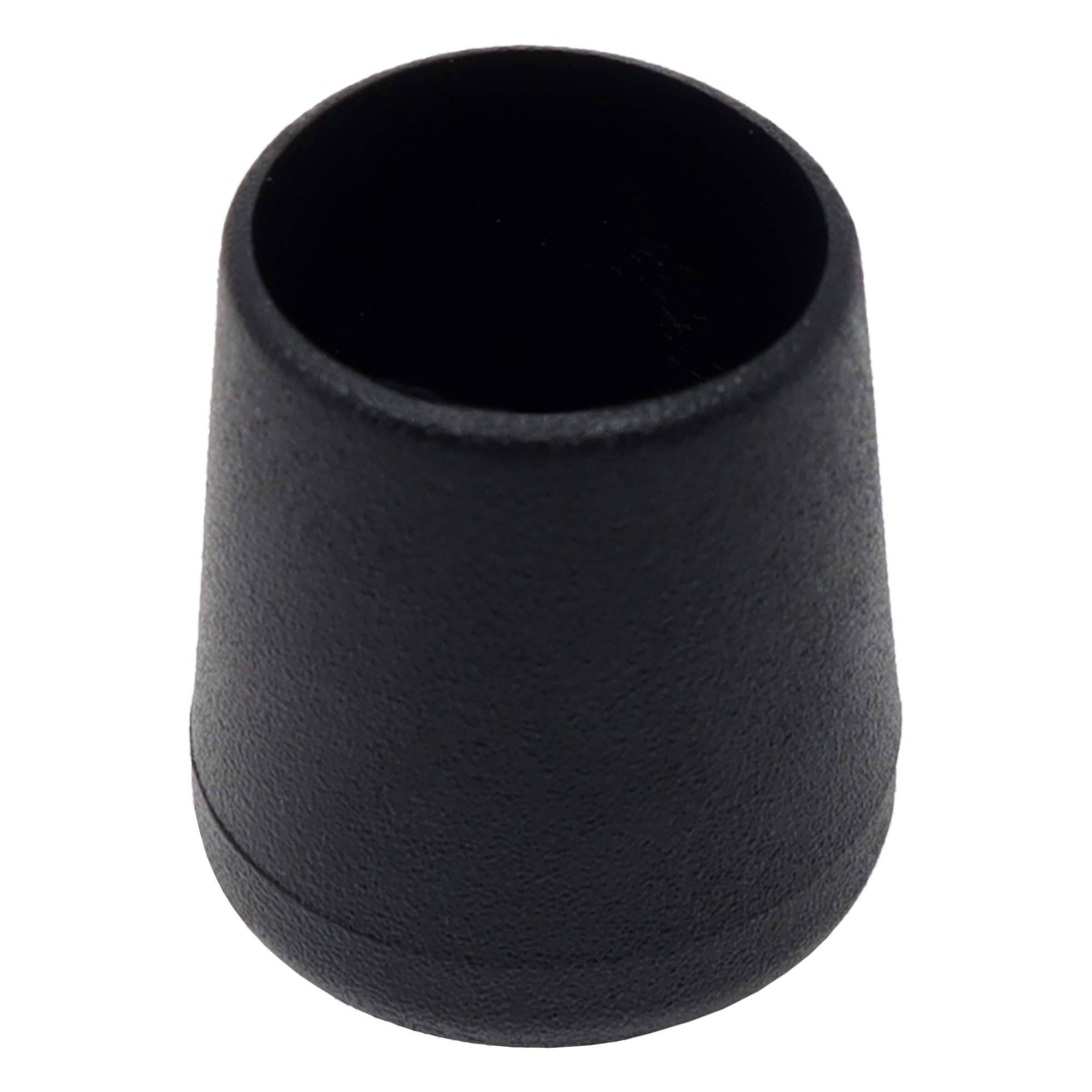 Adsamm® / 100 x Tapas para Patas de Silla/Negro/diámetro 19 – 20 mm/Redondo/Tapas Protectoras para Patas de Silla/Tapas de Tubo para Patas Redondas de sillón