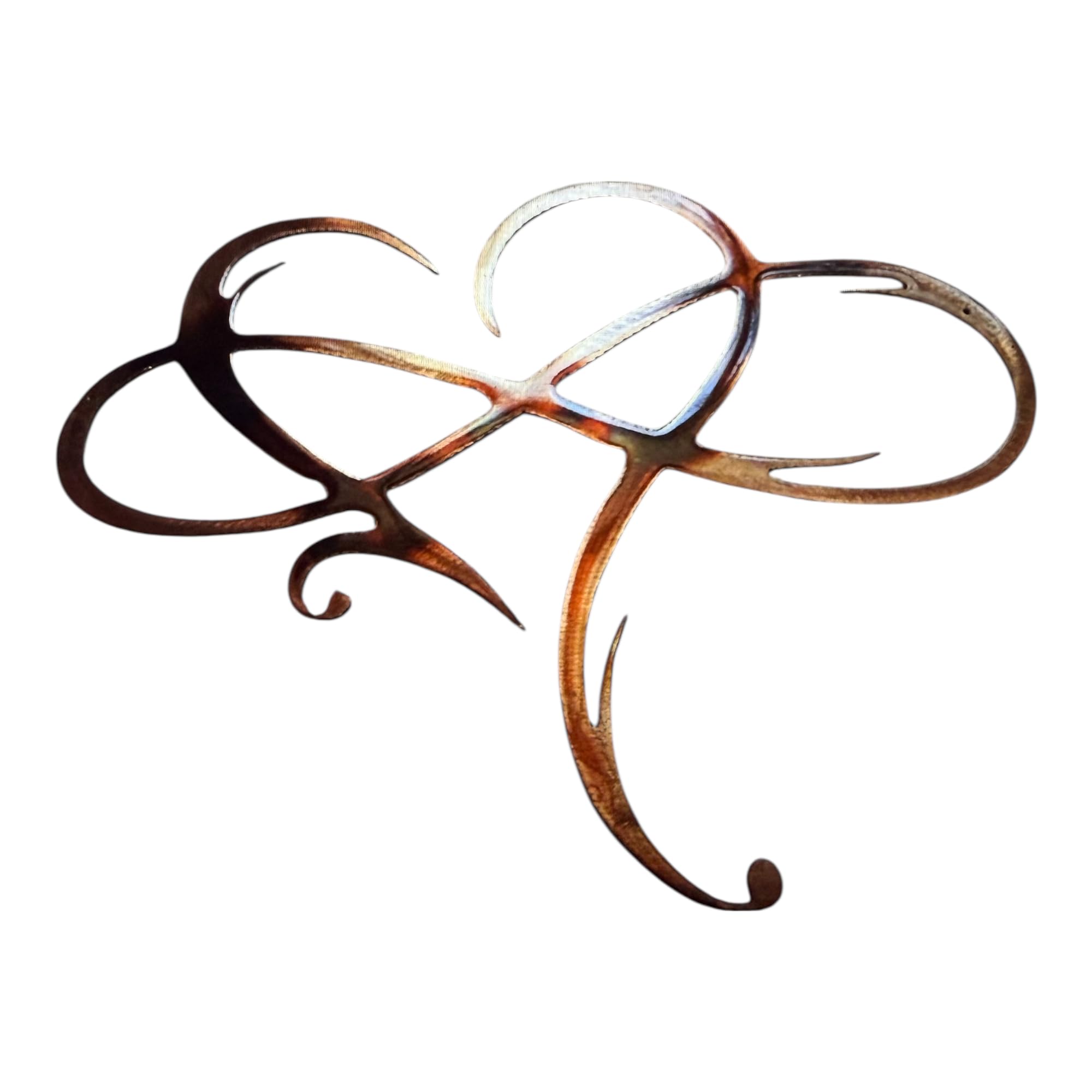 Infinity Heart Metal Wall Art -Always & Forever Infinity