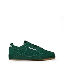 Reebok Club C 85, Scarpe da Ginnastica Unisex – Adulto, DRKGRN, FTWWHT, RBKLE3, 34.5 EU