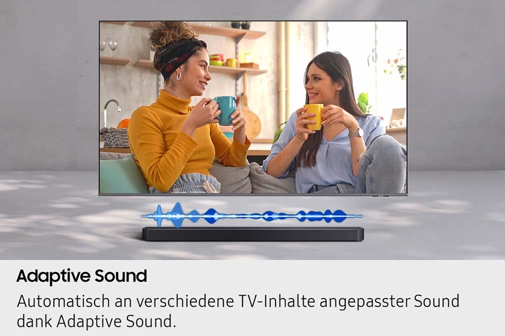 Samsung HW-Q610GF Q-Series 3.1.2-Kanal-Soundbar für Fernseher, TV-Lautsprecher mit kabellosem 6,5"-Subwoofer, Dolby Atmos und DTS:X, Q-Symphony, Game Mode Pro