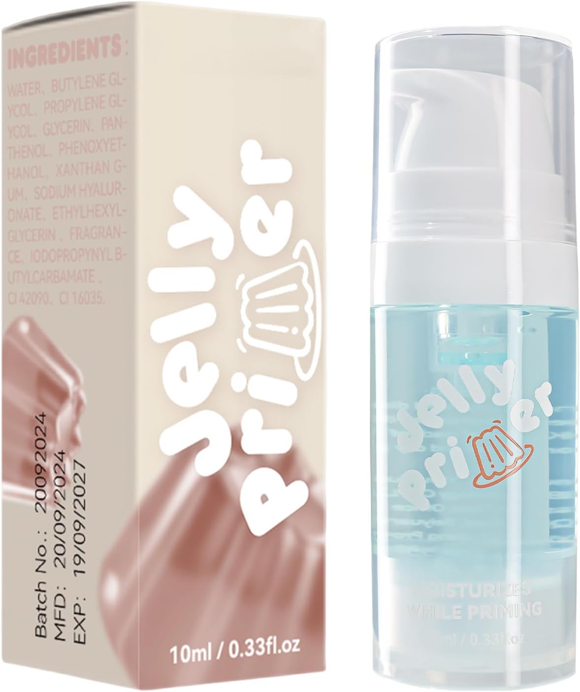 Base de maquillage, base pour le visage, base légère – Energy Grip Jelly Primer. Ce produit polyvalent est parfait pour les varieties de peau des femmes et constitue une base hydratante, légère, lissa