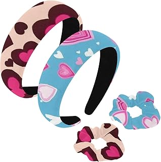 Juego de 4 diademas y diademas de spa con pat...