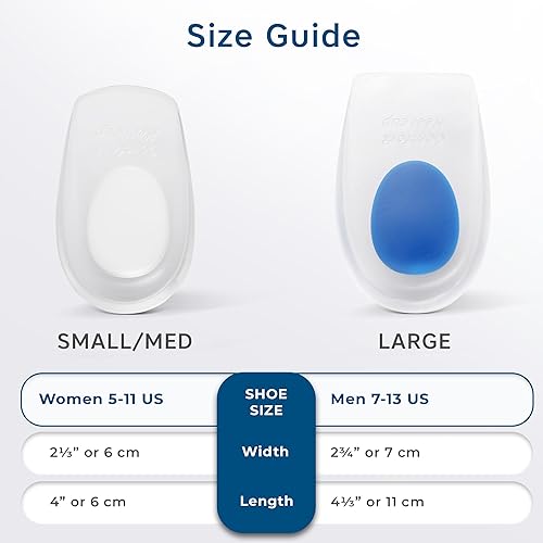 Miniatura 5 de Taloneras de gel para aliviar el dolor de talón, almohadillas de talón de gel para fascitis plantar, almohadillas de talón para el dolor de talón,