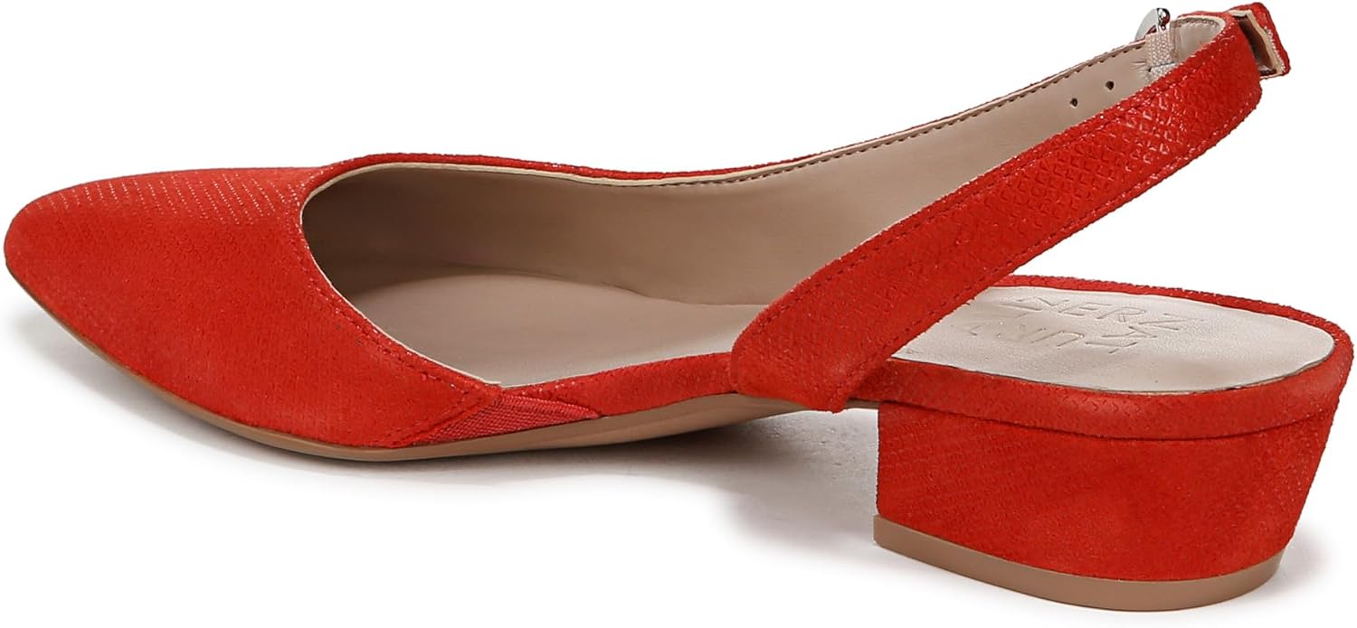 Naturalizer Womens Banks Pump Maserati Red Suede 11 W - Image 8