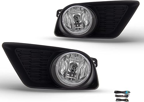 Miniatura 2 de TENTIONAUTO Luces antiniebla de conducción para Dodge Charger 2011 2012 2013 2014 con bombillas halógenas H8 12V 35W y kit de interruptor y cableado