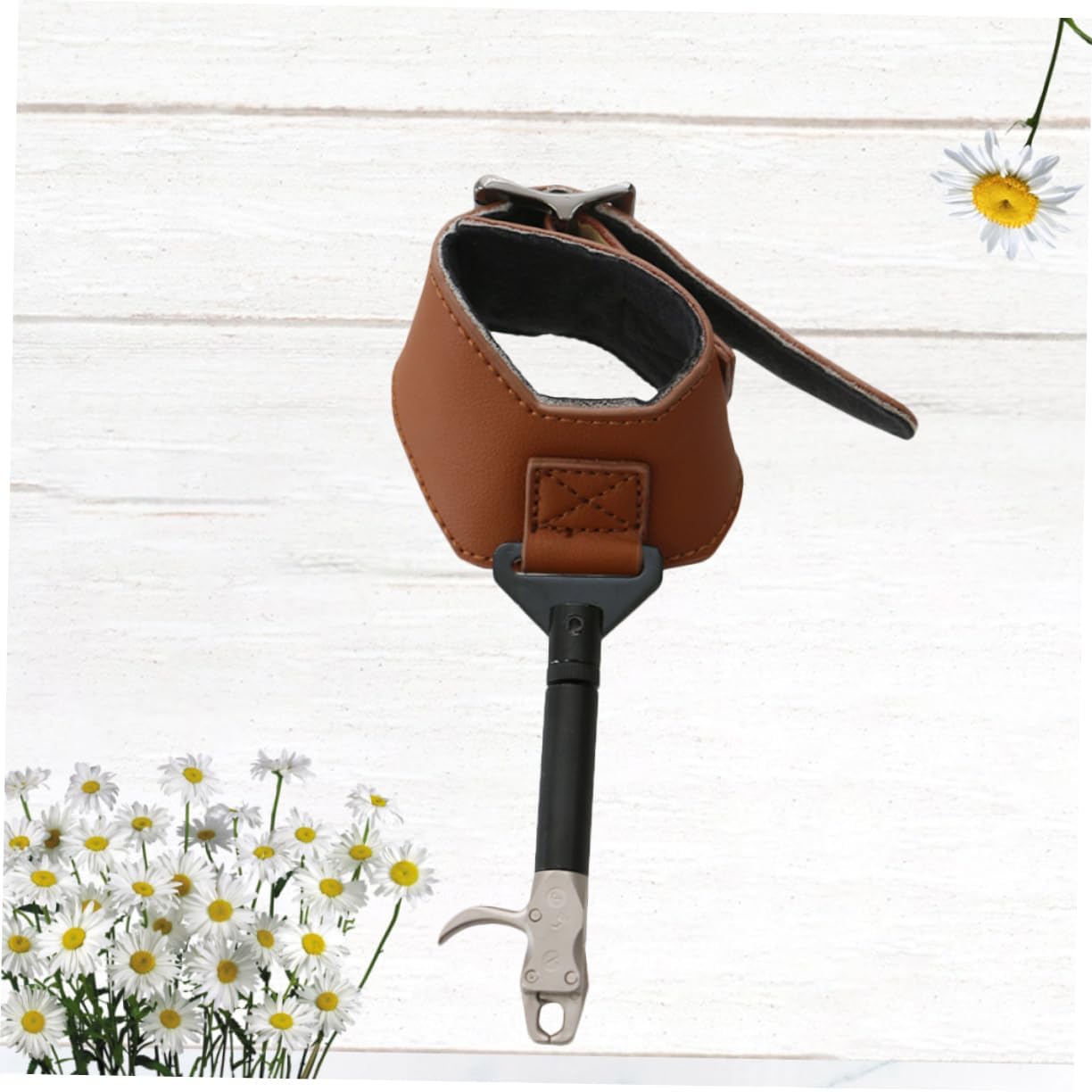 Garneck Arrow Caliper Release Aid with Wristband Durable Accessory for Improved Accuracy Shooting Suitable for