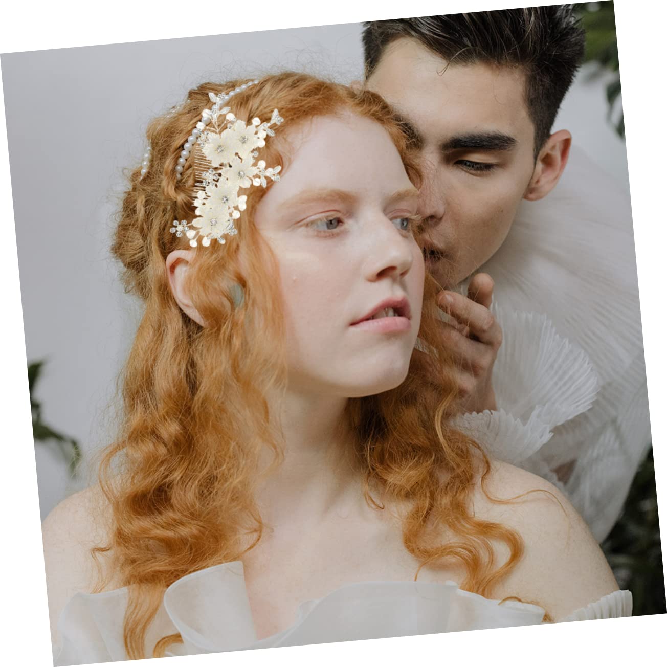 FRCOLOR Haarspangen Damen Mit Kamm 5 Stück Seitenkamm Tiara Brauteinsatz Perlen Haarnadel Braut Haarschmuck Haarspangen Für Frauen Brauthaar Hochzeit Braut Haarkamm Einsatzkamm Hochzeit Haarkamm