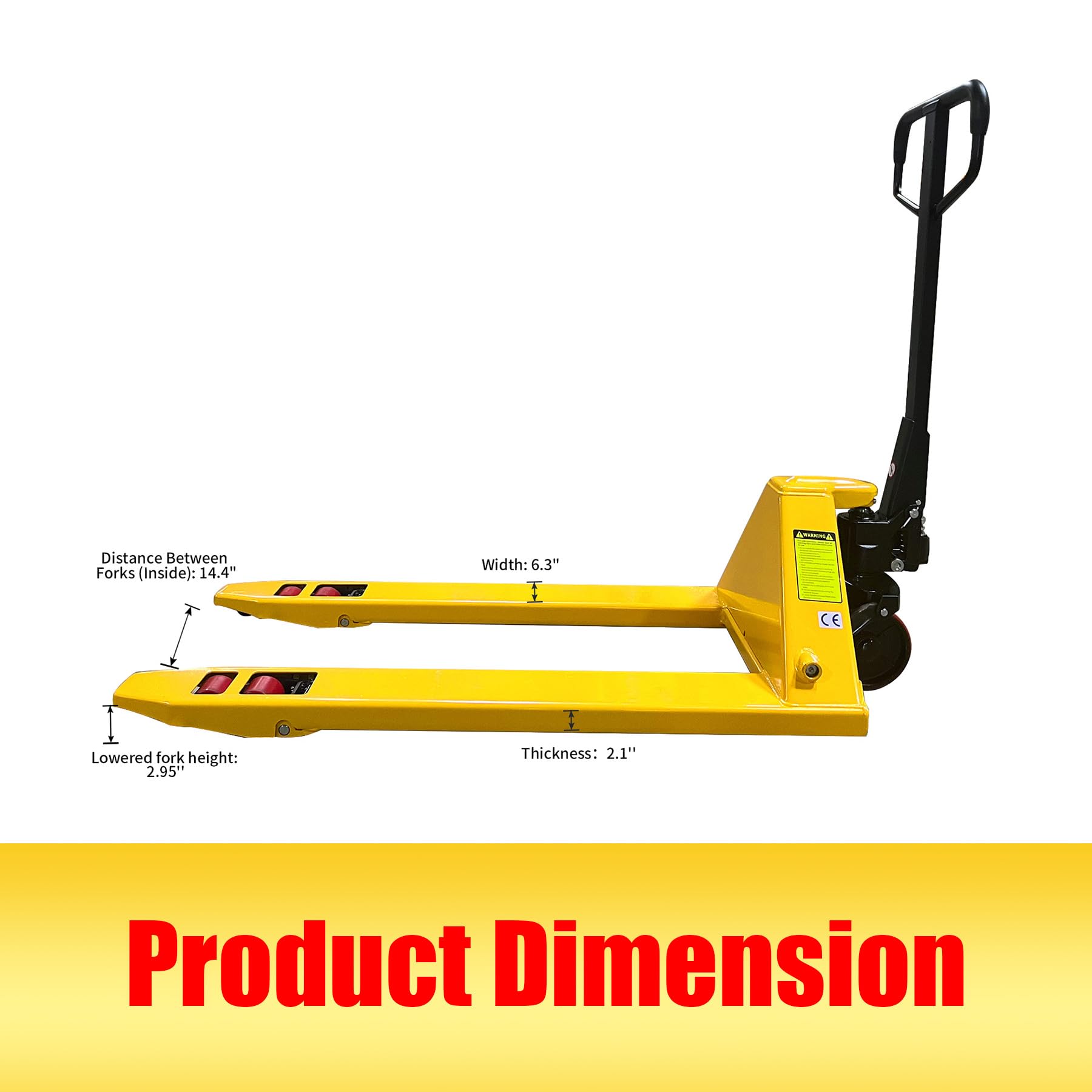 Xilin Manual Pallet Jack, 7700-Lb. Capacity Pallet Truck - 48