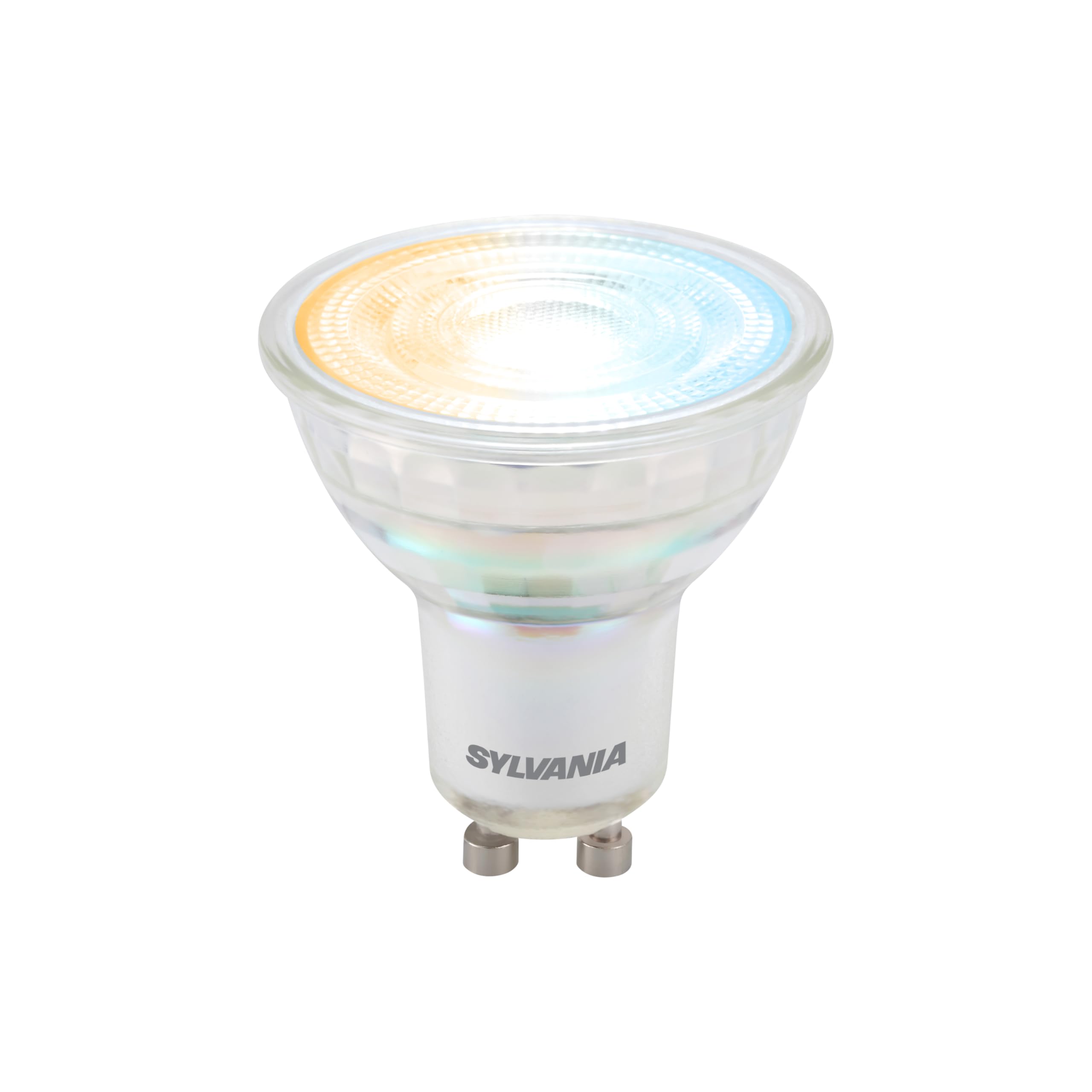 SYLVANIA SylSmart GU10 Smart LED Bulb – Tuneable White Retro Fit – Dimmable Smart Spot Light for Alexa, Google & Apple HomeKit – 2000K–6500K, Voice & App Control
