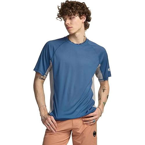 TSLA Men's Rashguard Swim Shirts, UPF 50+ Protection Quick Dry, Stretch Comfort Fit, Flatlock Seams, Outdoor & Water Sports