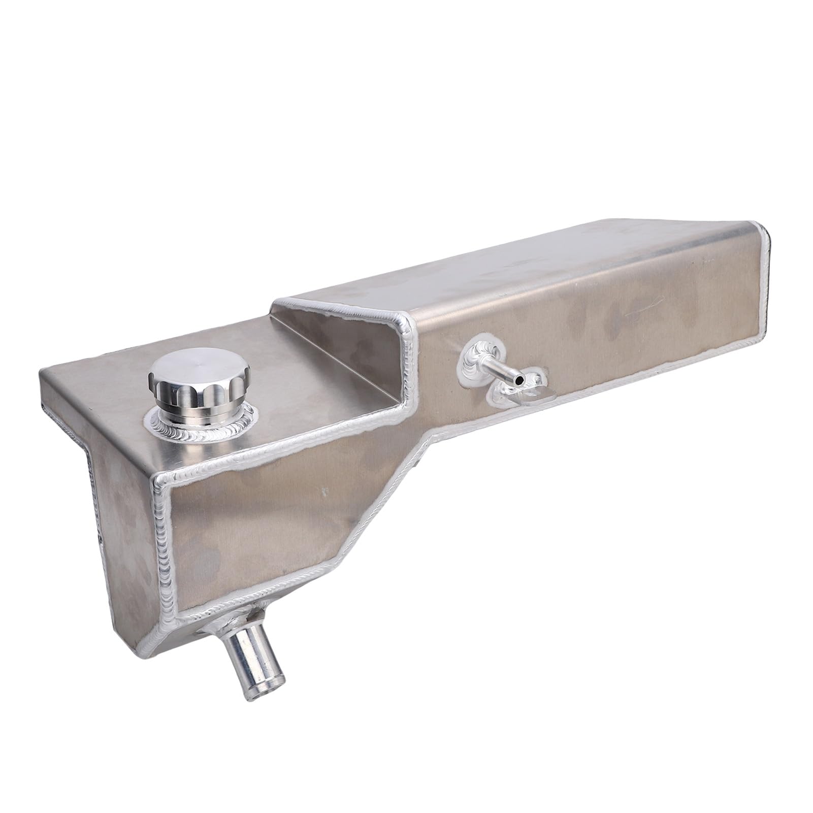 Aluminiowy Zbiornik Przelewowy Płynu Chłodzącego Zbiornik Wyrównawczy Chłodnicy o Wysokiej Wytrzymałości do GT V8 Silver